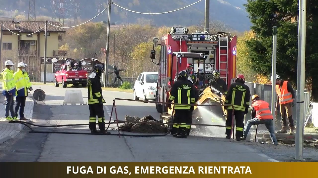 Fuga di gas, emergenza rientrata