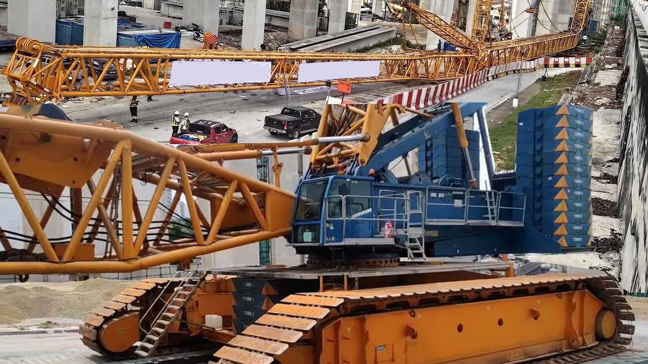 Walkaround Extreme Largest Crawler Crane Terex CC6800