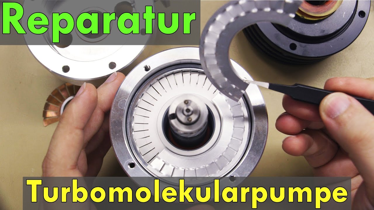 Reparatur: Leybold Turbomolekularpumpe Turbovac 50 | No fan spin