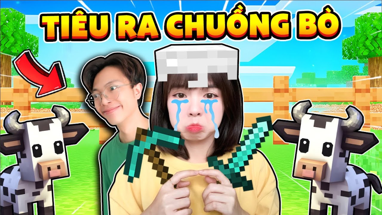 Mister Vịt dạy Hạt Tiêu Play chơi Minecraft (Tập 3): MẤT NHÀ ! Hạt Tiêu ra chuồng Bò ngủ