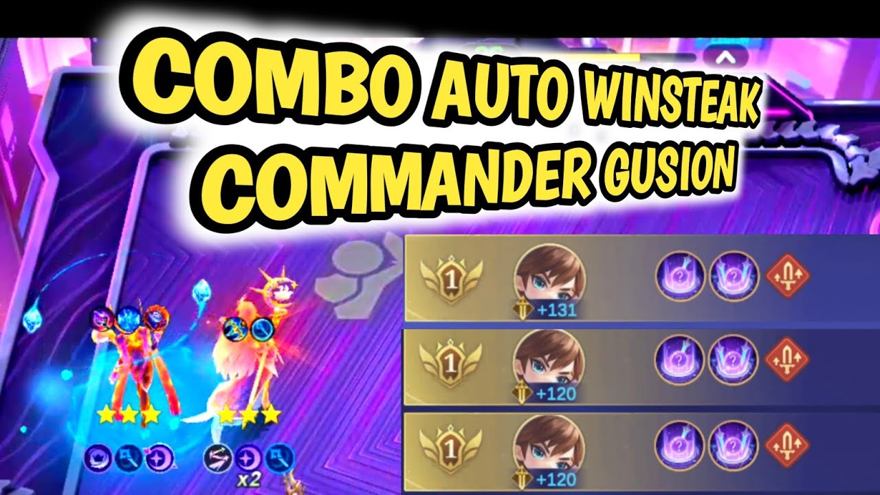 COMBO DUO JANDA GAK ADA OBAT | CARA BERMAIN COMMANDER GUSION #magicchessgogo #mcgg 