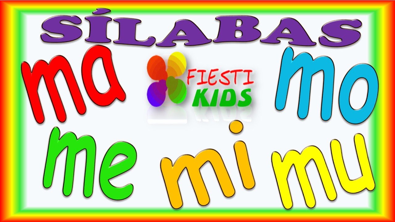 Sílabas Con M Para Niños ma, me, mi, mo, mu Ejemplos y Música, Syllables for Kids in Spanish