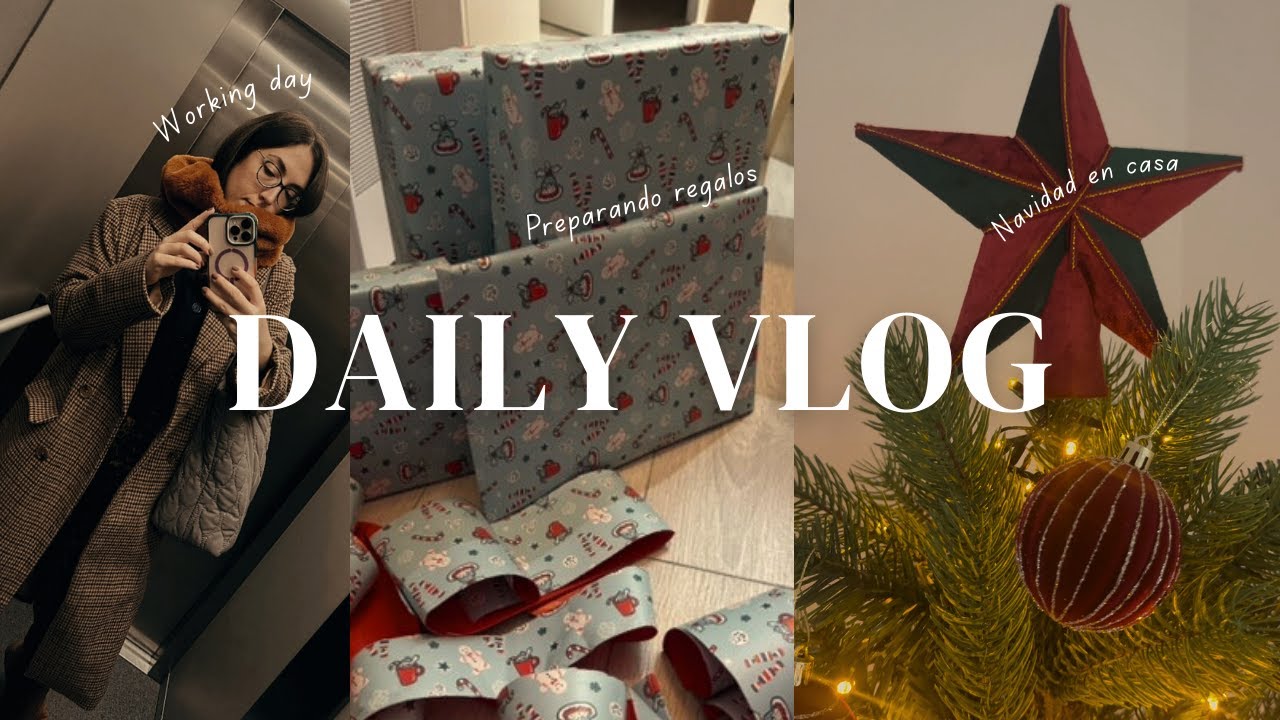 Compras de NAVIDAD de última hora 🎄 | Regalos, paseo por el pueblo y noche para mí ✨