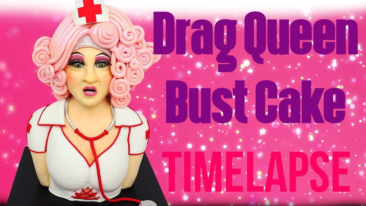 DRAG QUEEN BUST CAKE - TIMELAPSE