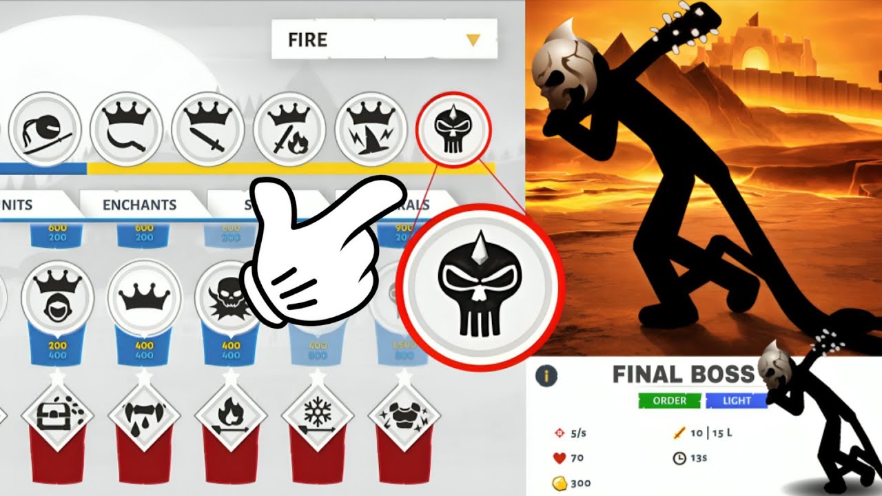 Stick War Saga New Update Final Boss Battle Lunarclops Boss | Stick War Legacy