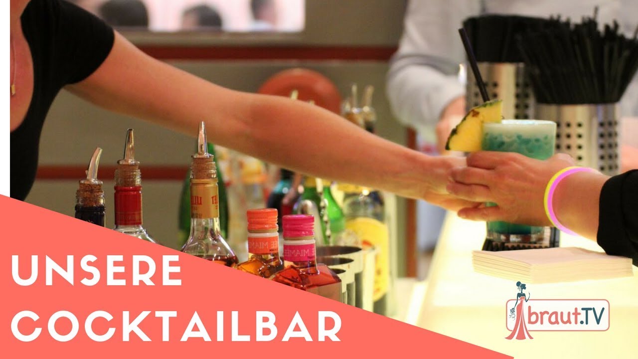 Die Cocktailbar an unserer Hochzeit | braut.TV