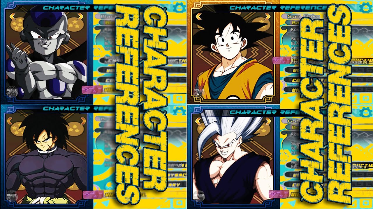 【Character References】Dragon Ball Super Tenkaichi Super Hero - ENGLISH/JAPㅣDBZ BT3 MODS 2023/2024