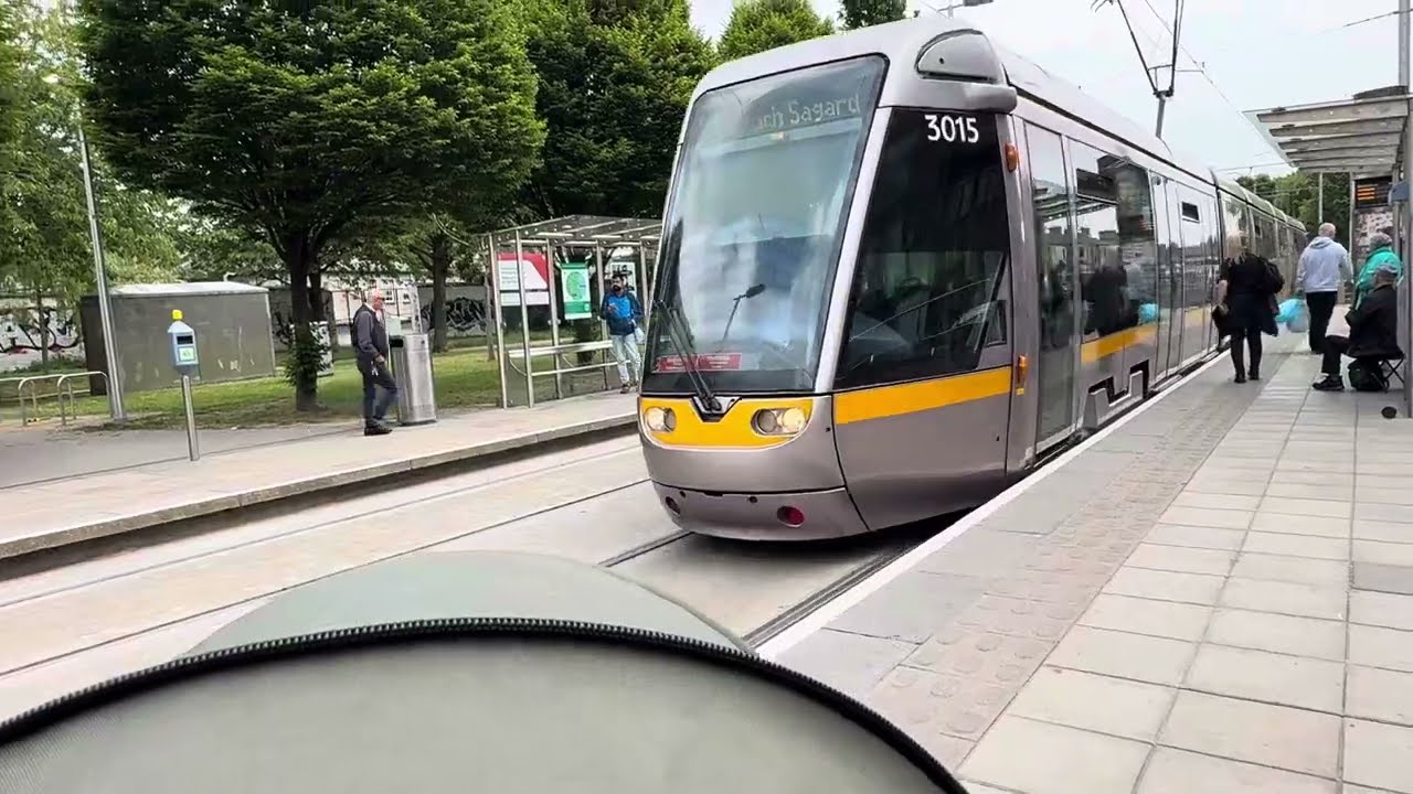 Irish Luas #Tram Dublin Ireland