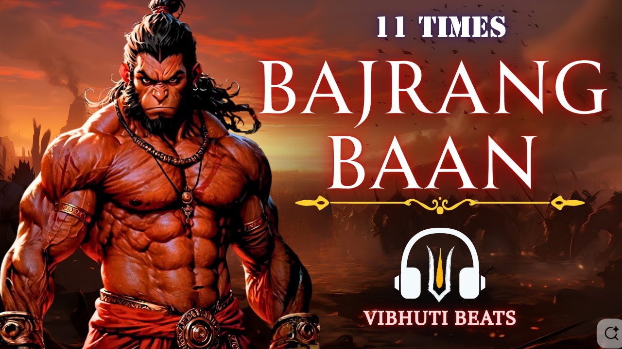 🚩 Bajrang Baan - HEAVY BASS - Gym Motivation | Conquer Your Limits with Hanuman's Power! 💪