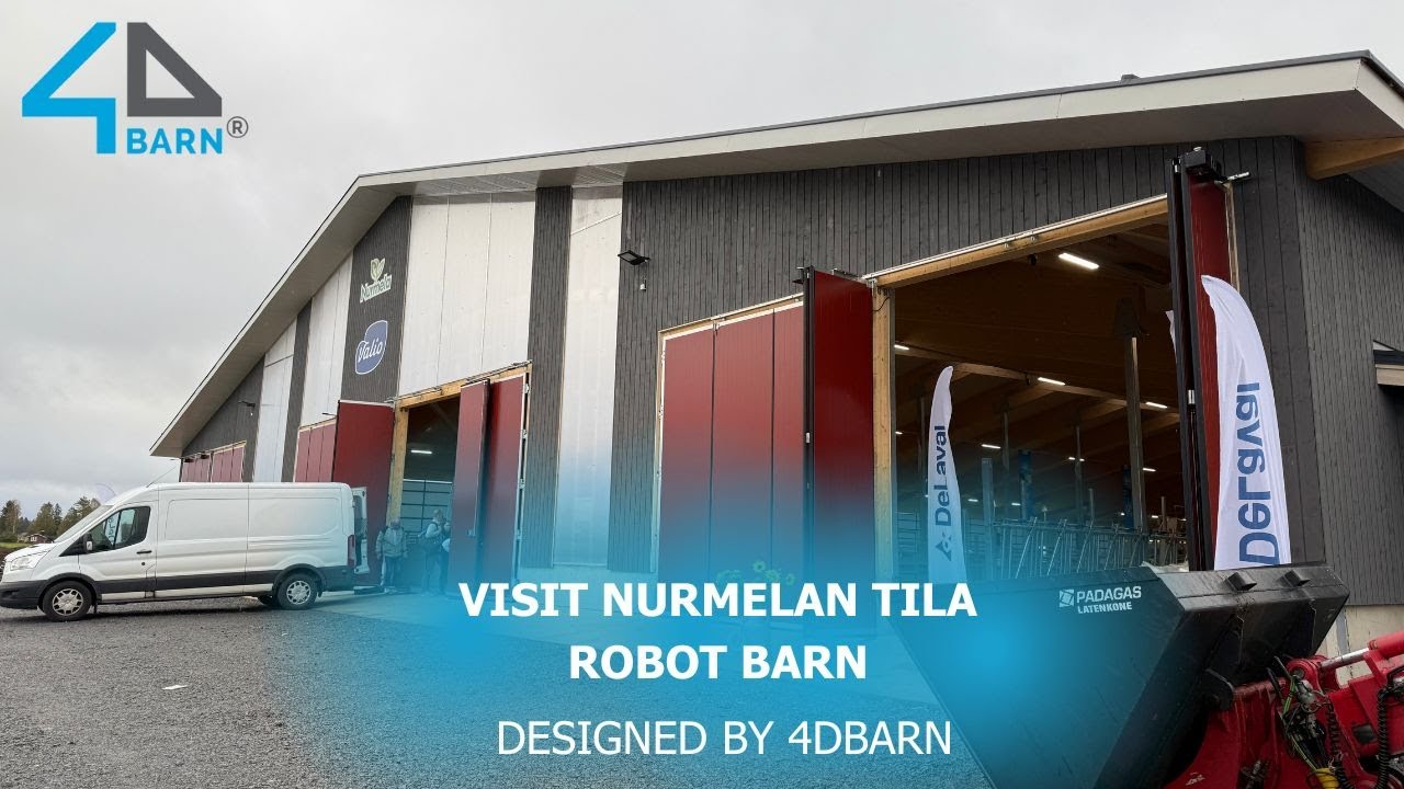 Visit Robot Barn Nurmelan Farm - designed by 4dBarn