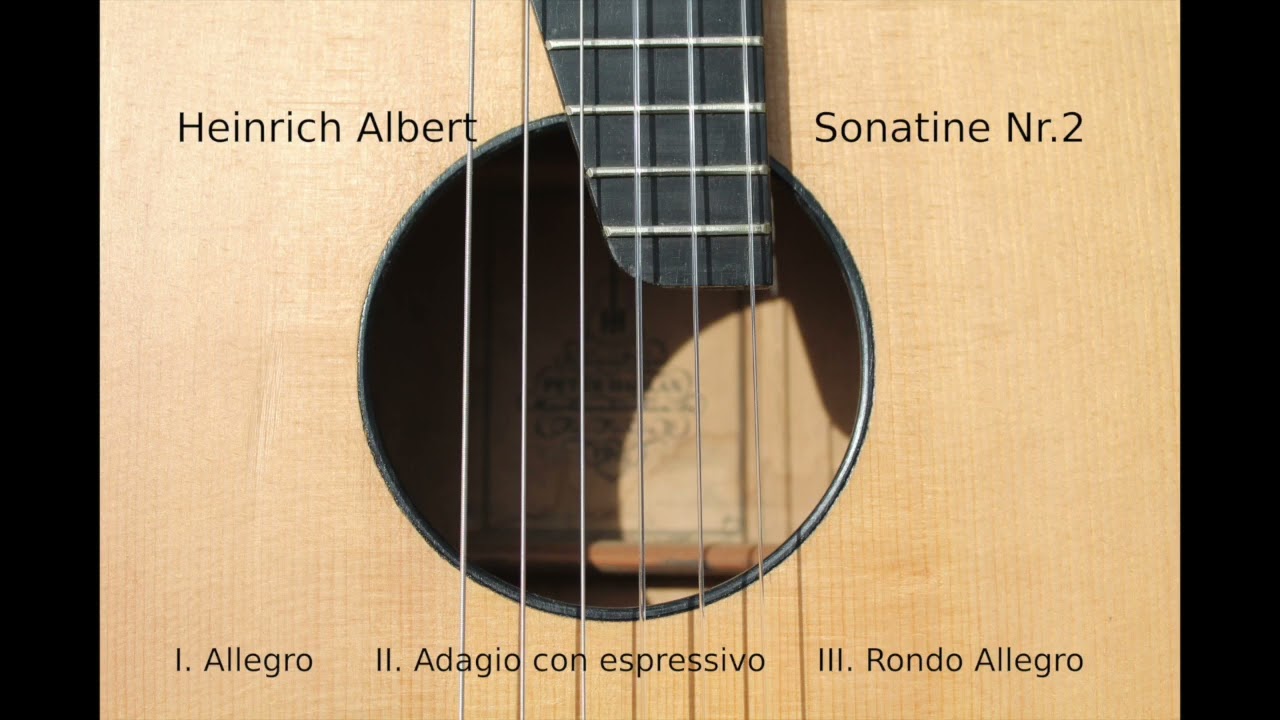Heinrich Albert Sonatine Nr.2 für Gitarre