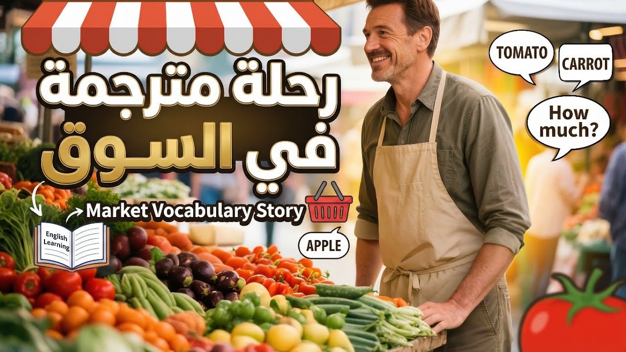 تعلم الانجليزية بالاستماع  للقصص المترجمة