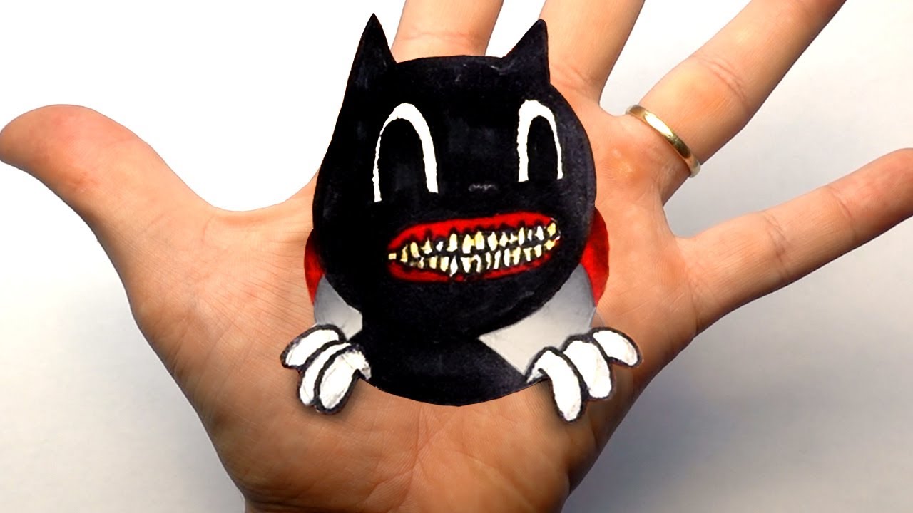 8 Amazing Trevor Henderson's Creation Siren Head, Cartoon Cat etc  Paper Craft and Doodles for FANS