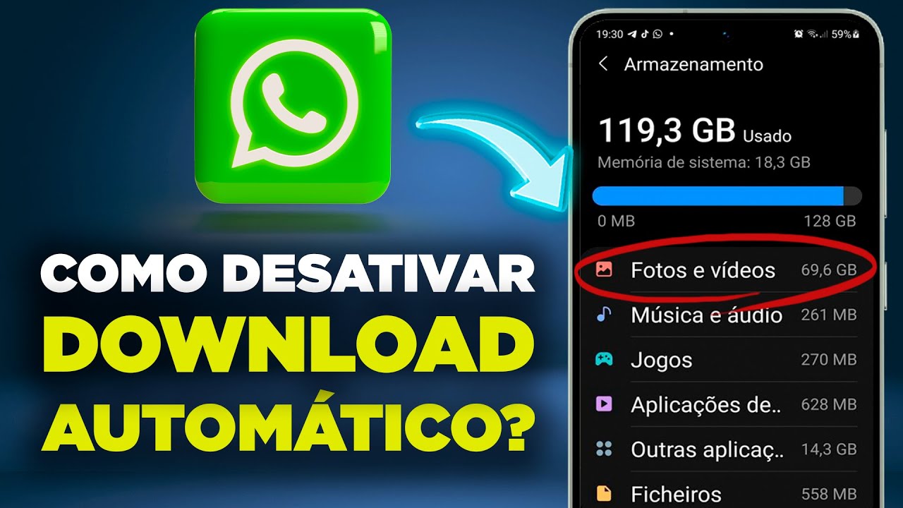 Como Desativar o Salvamento Automático de Fotos do WhatsApp (Android e iPhone)