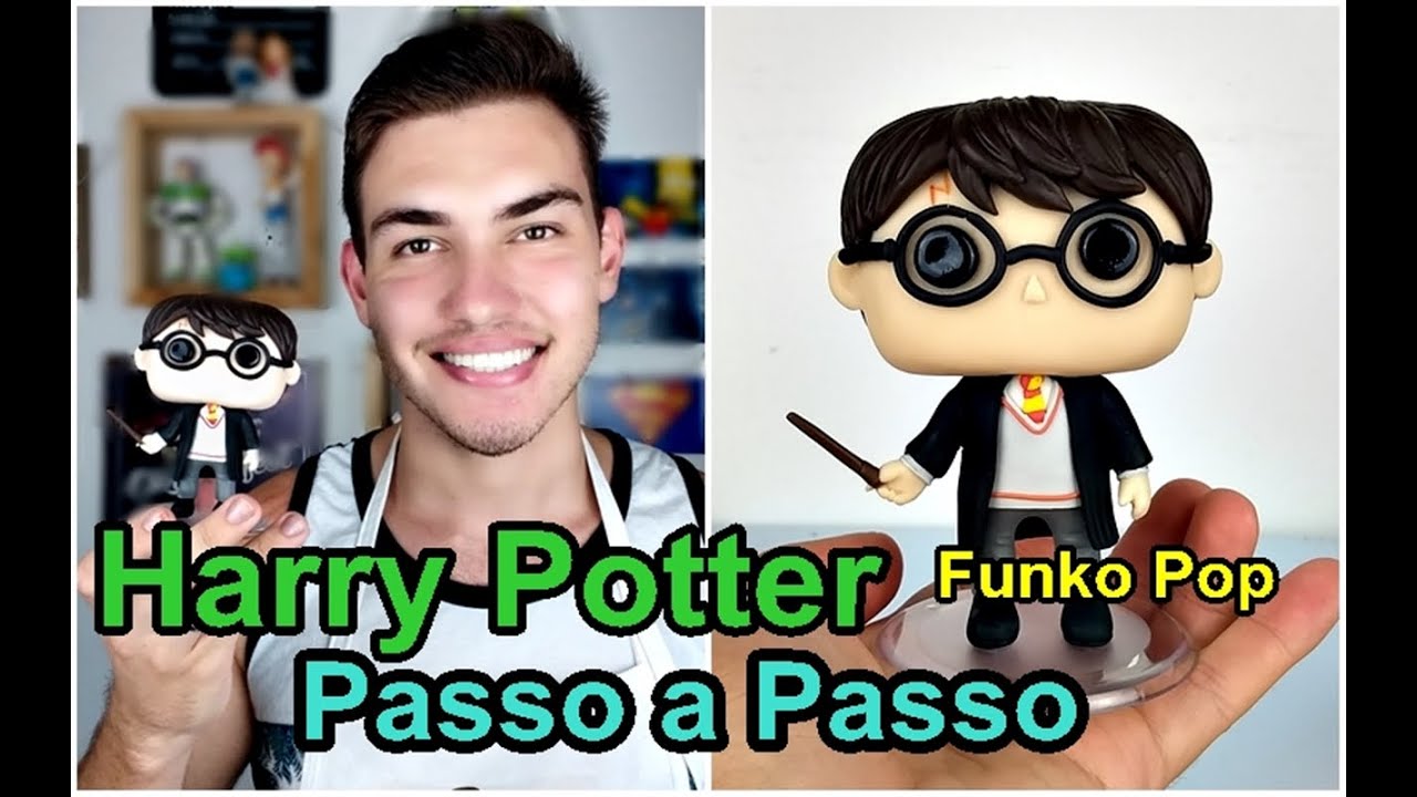 FUNKO POP HARRY POTTER - PASSO A PASSO COMPLETO EM BISCUIT