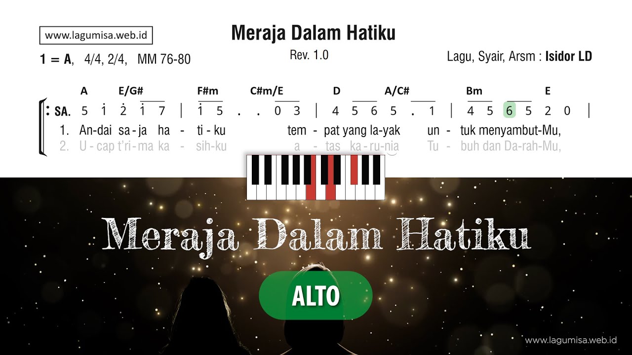 Meraja Dalam Hatiku (Isidor LD) - Panduan ALTO