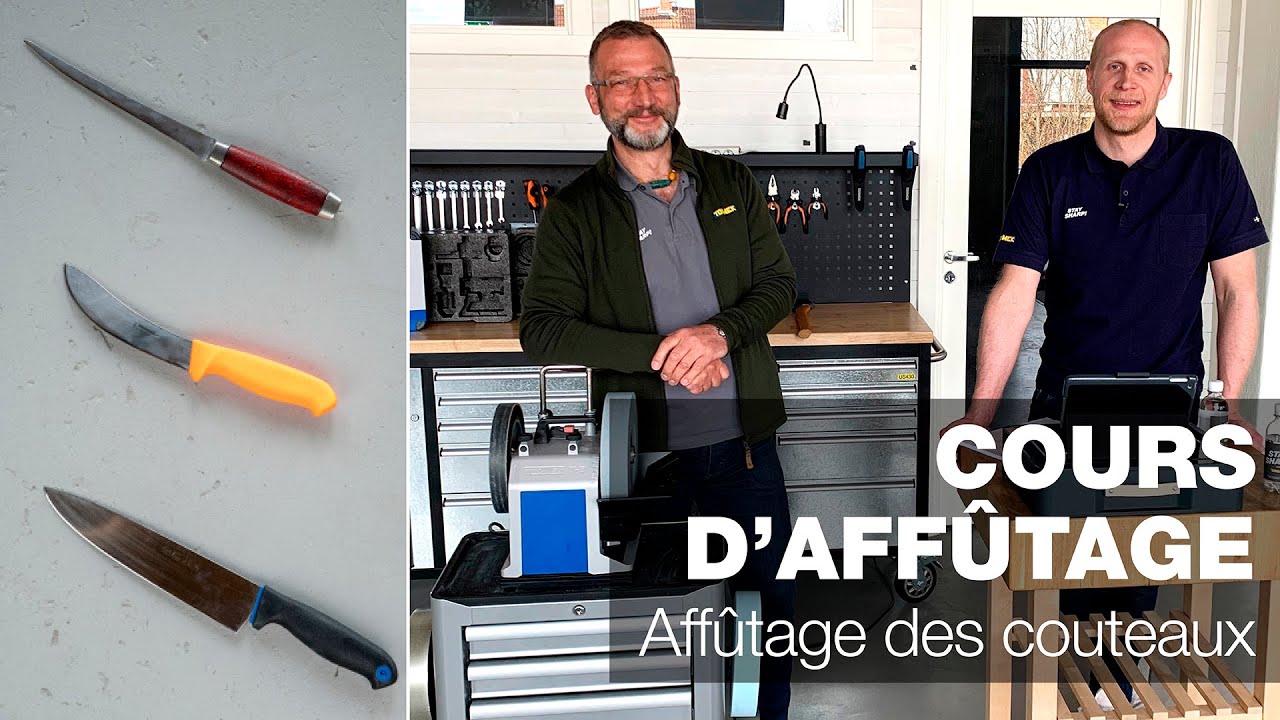Affûtage des couteaux | Partie 1 | Cours d'affûtage Tormek en direct