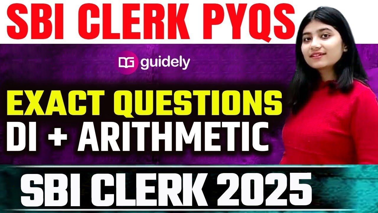 SBI Clerk 2024 Previous Years Questions | SBI Clerk Memory Based Paper| Ms. Vanshika
