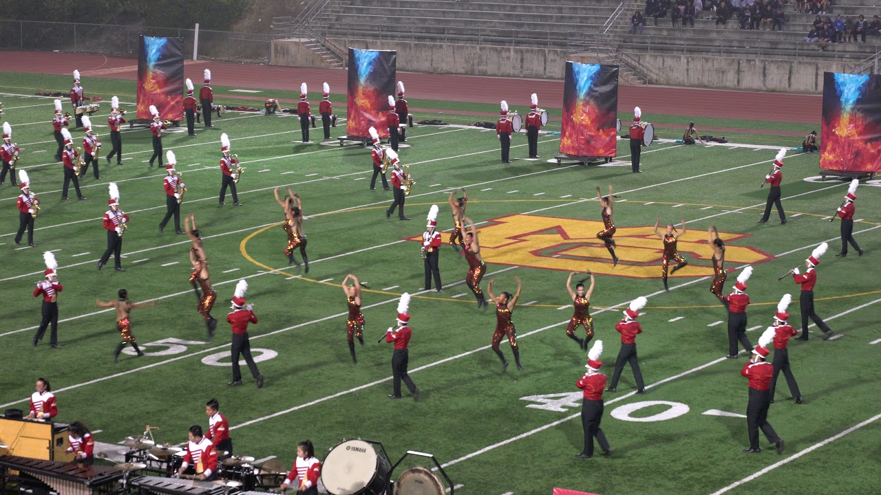 Arcadia Apache Marching Band at Mt Carmel 2017