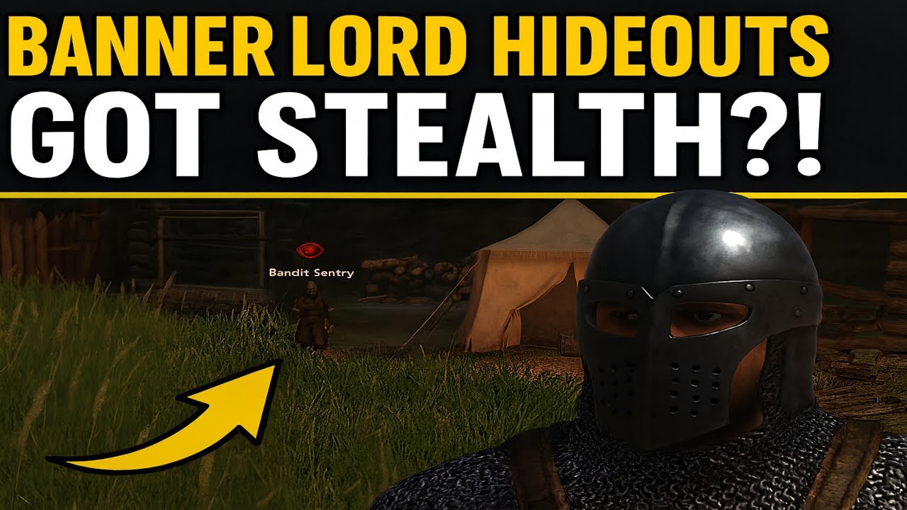 Как теперь работают убежища в Bannerlord (обновление War Sails) — Скрытность?! | Полный разбор