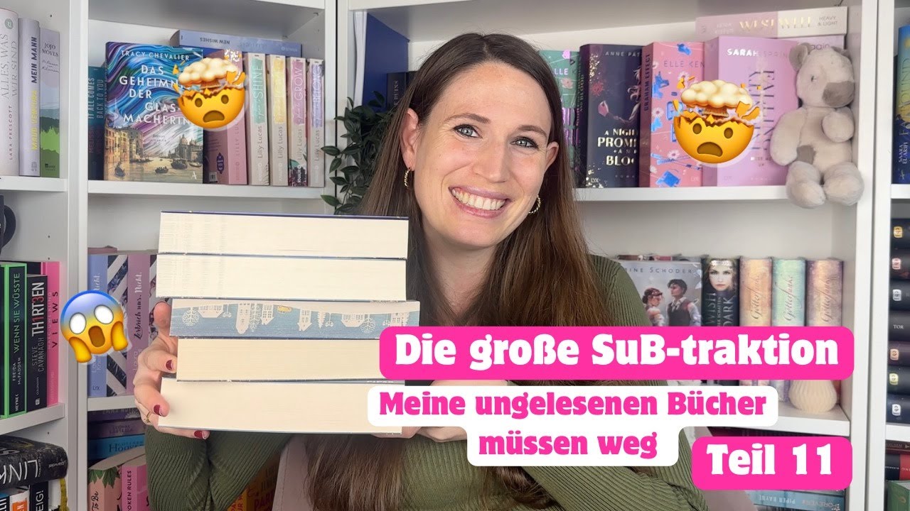 Die große SuB-traktion! Meine ungelesenen Bücher müssen weg 😅