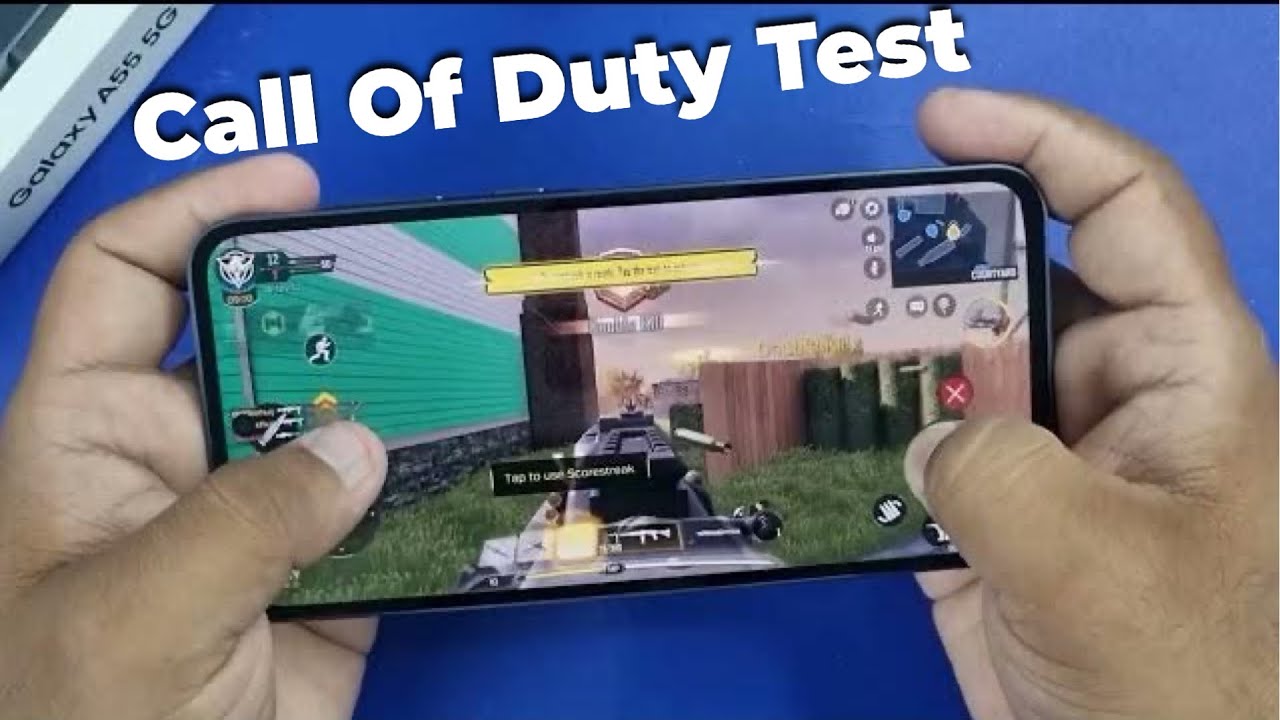 Samsung Galaxy A55 5G Call Of Duty Game Test | COD Gameplay | COD Graphics | Best for Call of Duty 🔥