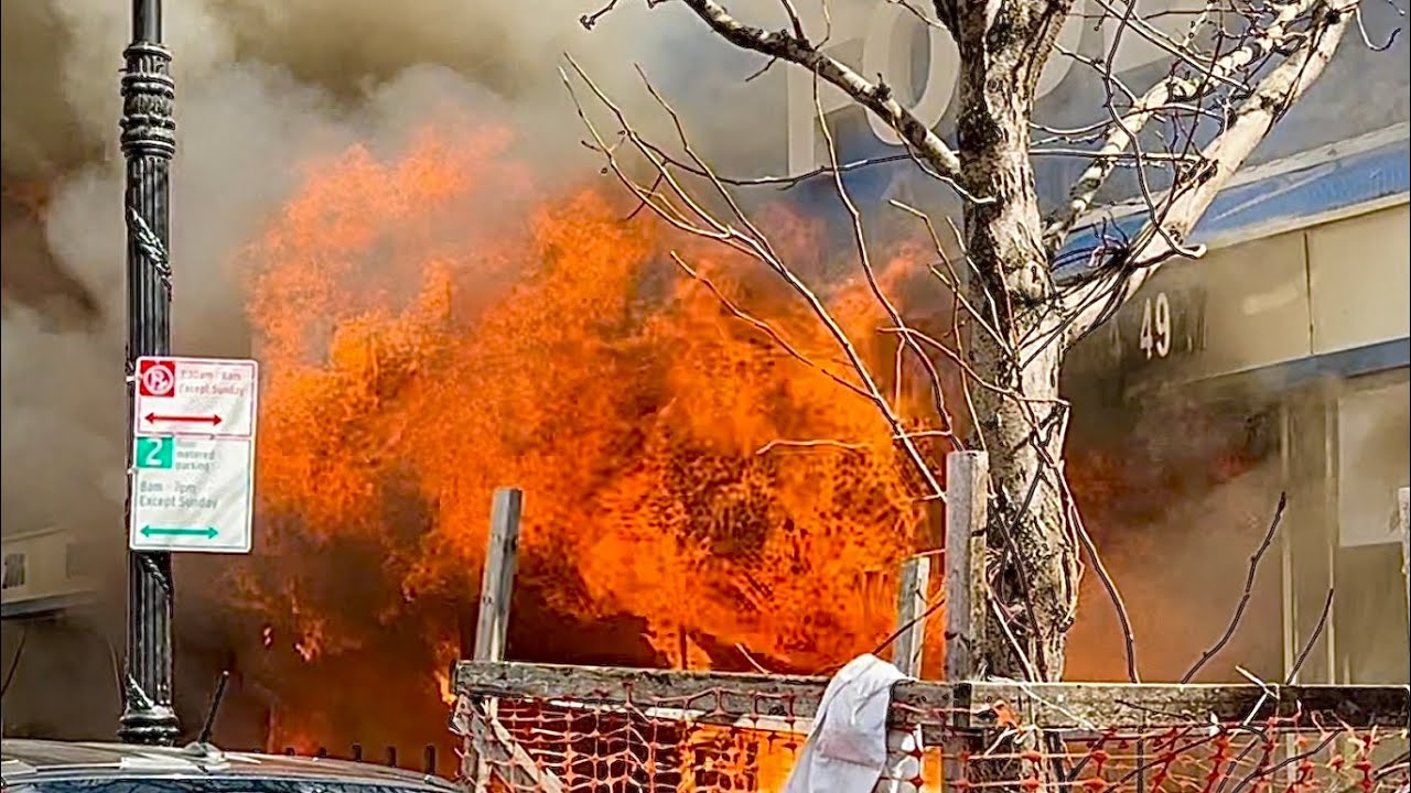 FDNY Bronx 5th Alarm Box 4794 Fire Throughout a Supermarket Lithium Ion Batteries Recovered