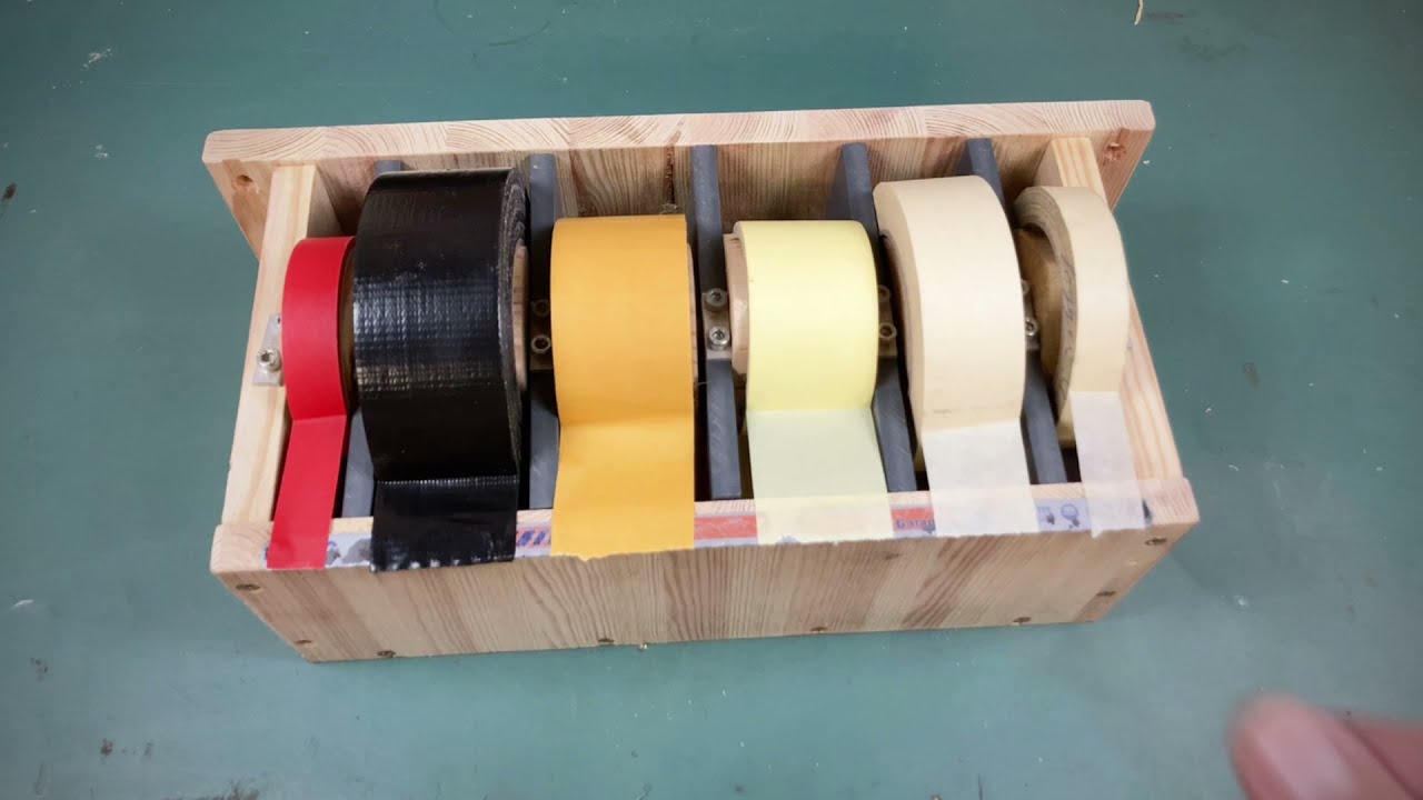 DIY Klebeband - Spender / Tape Dispenser / Woodwork