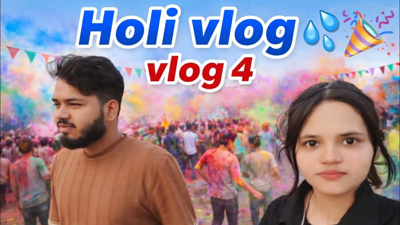 Holi vlog 🫟♥️ #holi #withfamilyvlogs #contentcreator #funny #viralcomedy 