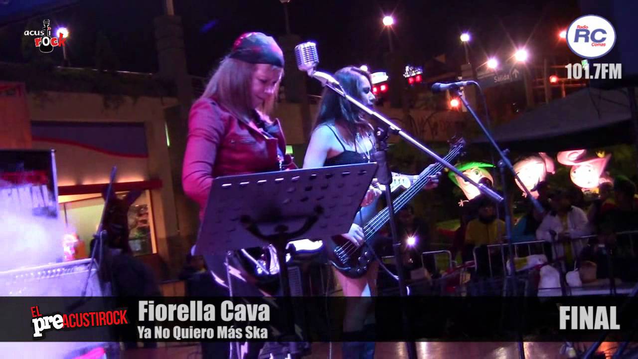 Pre Acustirock - Final: Fiorella Cava - Ya No Quiero Más Ska