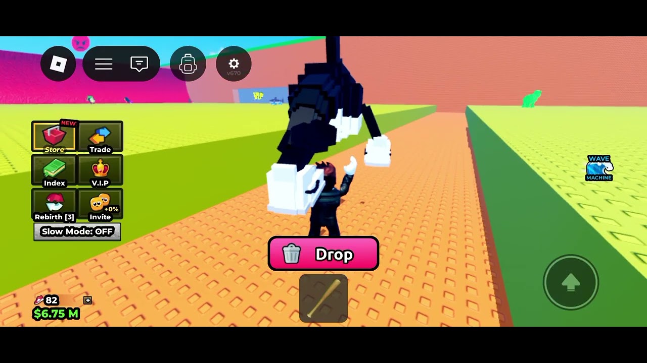 (Escape tsunami for brainrot)in Roblox)
