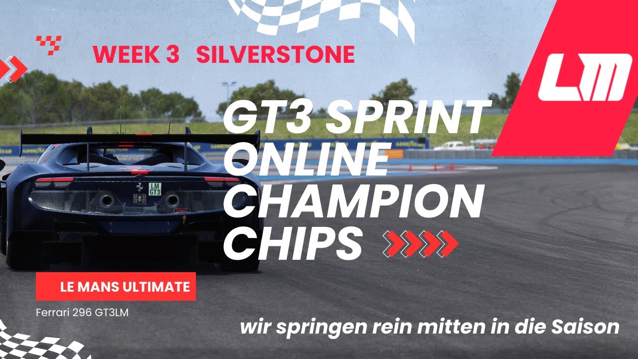 GT3 Sprint Online Championchips - Runde 3 Silverstone LMU v1.2.1  #simracing #gaming #lemansultimate