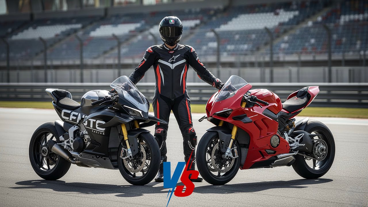 НОВЫЙ CFMOTO V4 SR-RR 2026 ГОДА ПРОТИВ DUCATI PANIGALE V4R 2026 !!