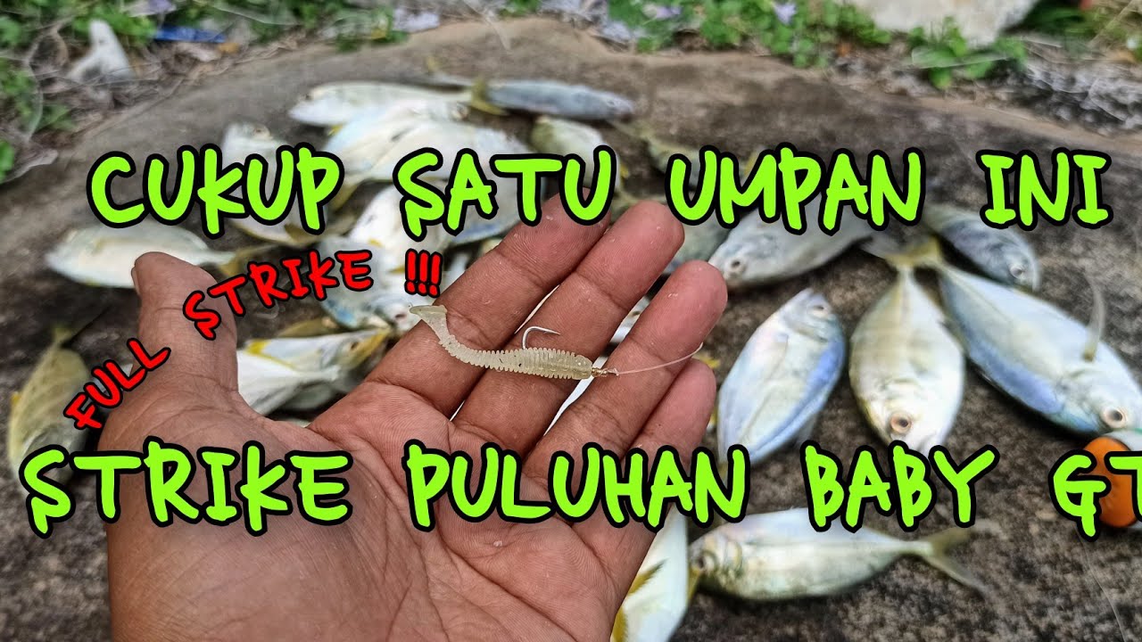 FULL STRIKE BOSSKU !!! MANCING DENGAN RANGKAIAN PELAMPUNG X SOFT LURE | ULTRALIGHT CASTING SW