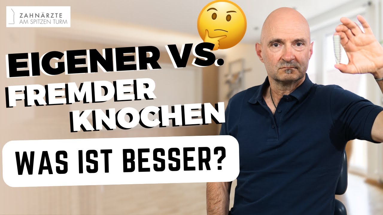 Knochenaufbau beim Implantat: Eigener Knochen oder Ersatzmaterial?
