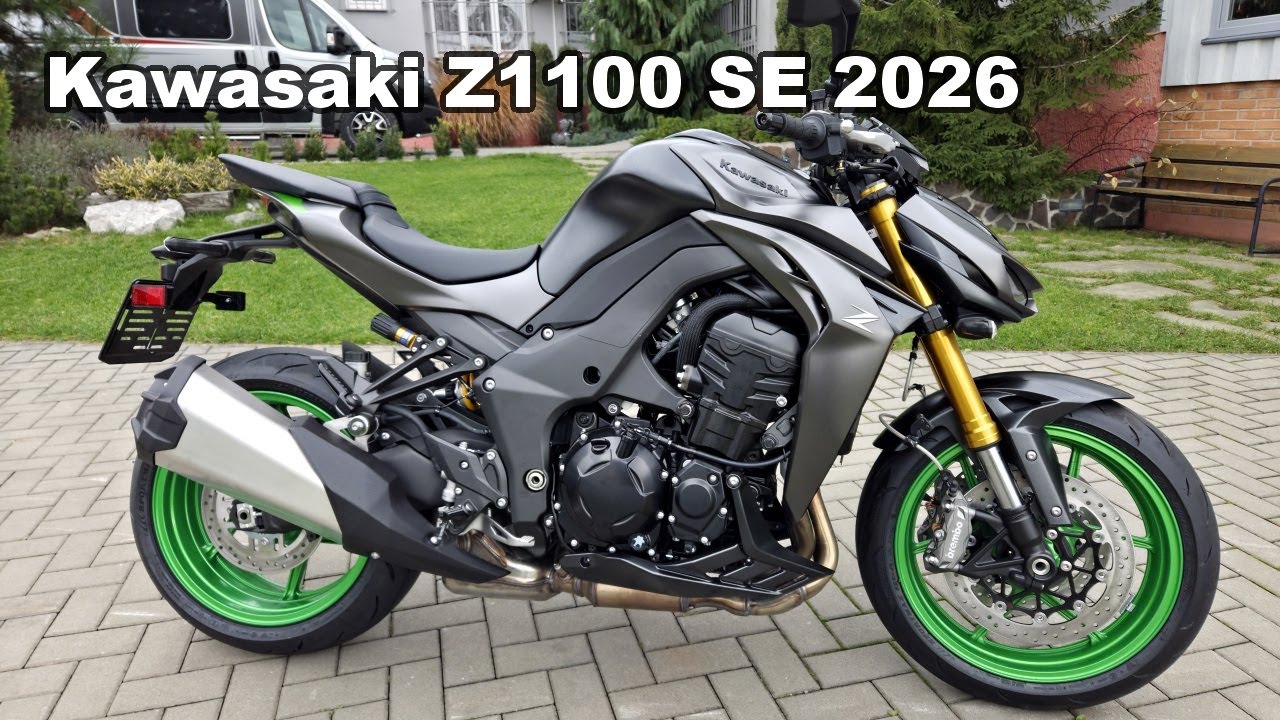 Kawasaki Z1100 SE Модель 2026 Прогулка 4K