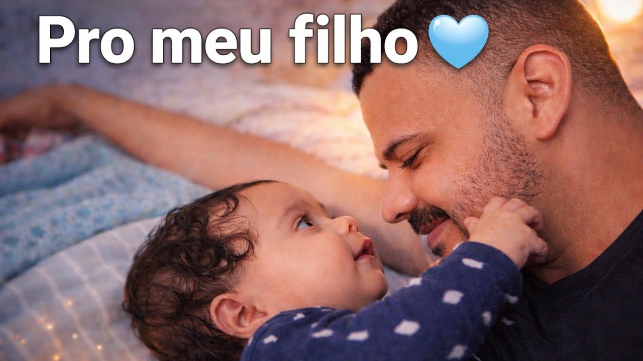 Papai fez uma canção para o filho ❤️ Do nascimento até hoje
