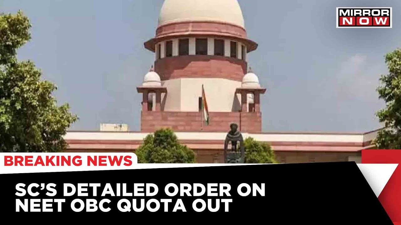 NEET PG Counselling Update | Supreme Court's Detailed Order On OBC, EWS Quota Out