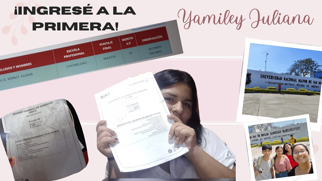 MI EXPERIENCIA AL INGRESAR A SAN MARCOS!!