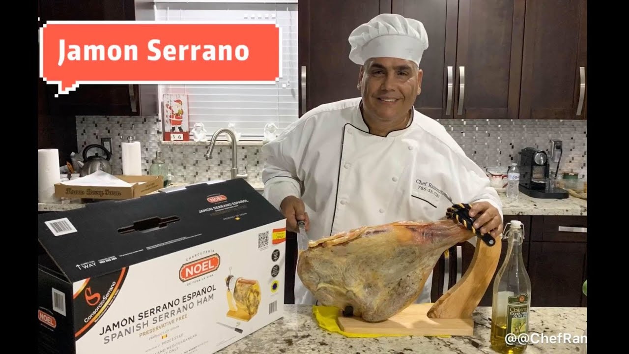 Como picar y conservar una pierna de Jamón Serrano