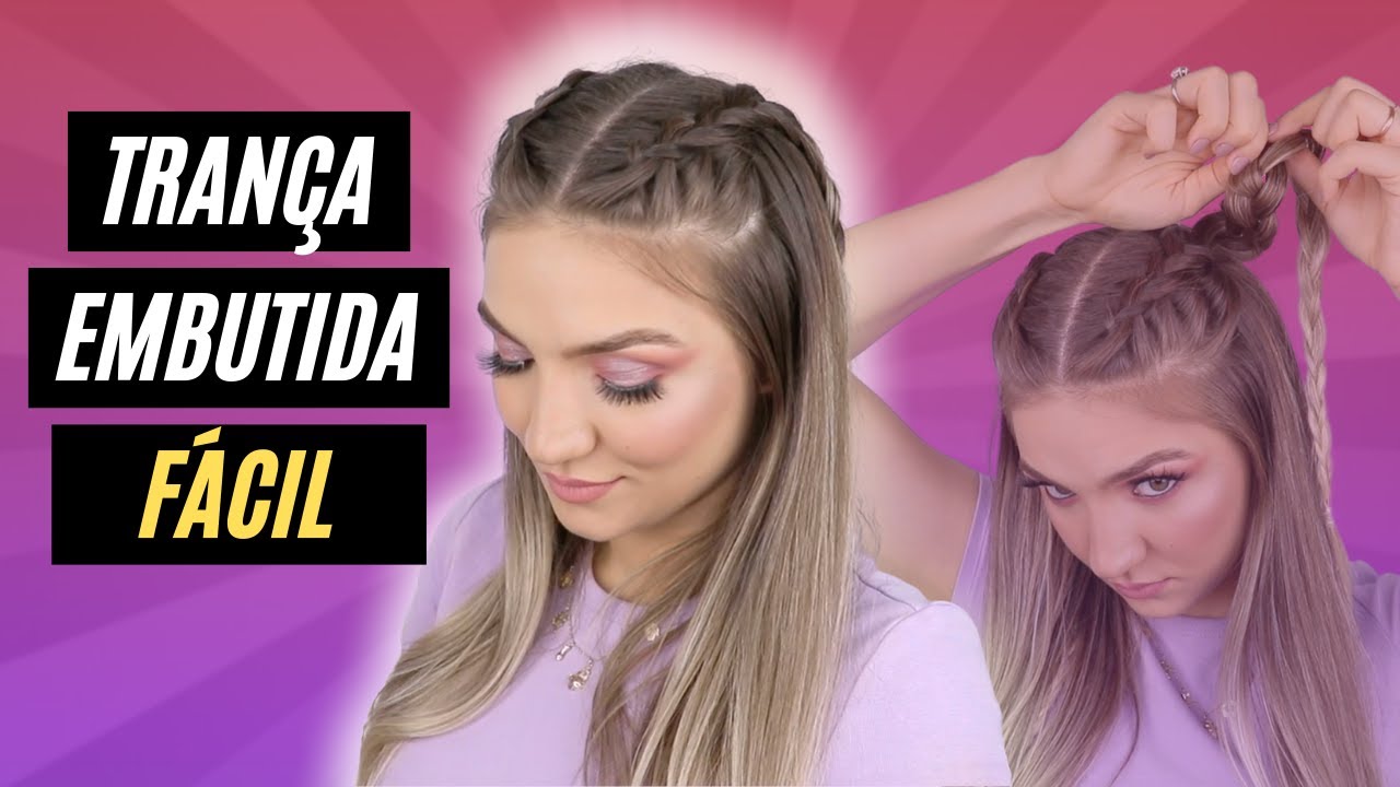 Tutorial: Penteado com DUAS TRANÇAS