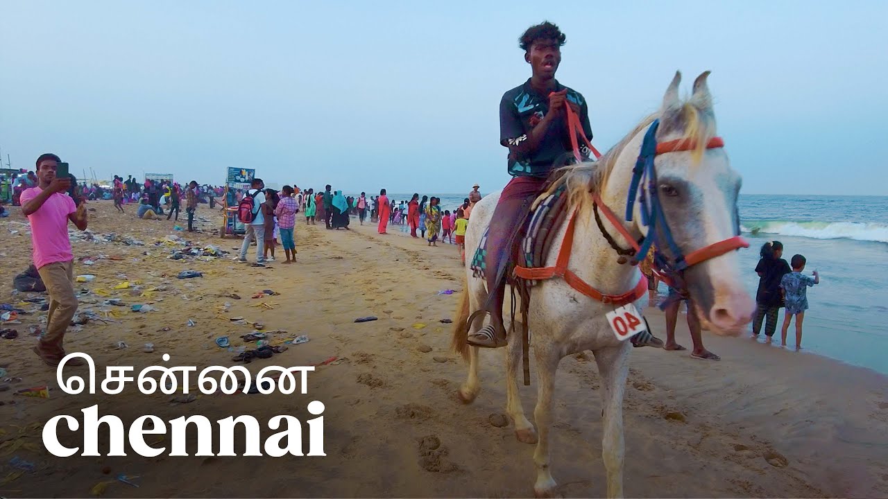 Marina Beach, Chennai, India · Walking Tour