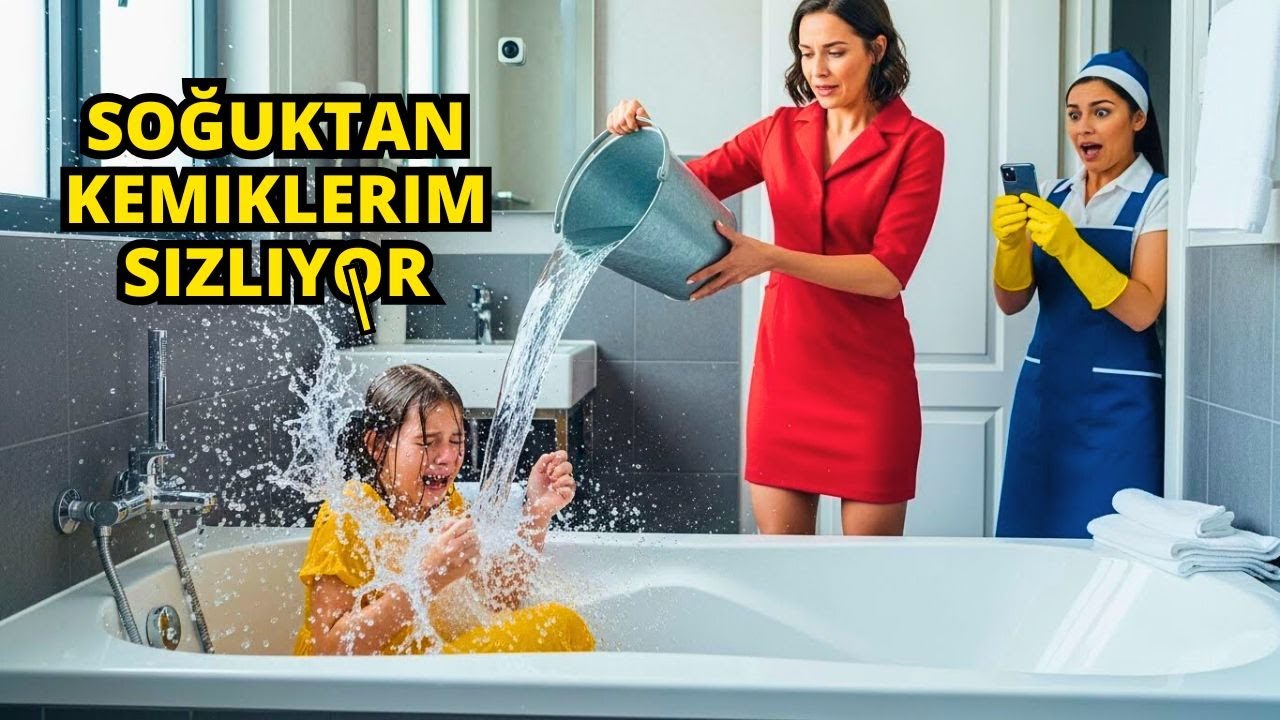 ÜVEY ANNE, MİLYONERİN KIZININ ÜZERİNE SOĞUK SU DÖKÜYORDU, TA Kİ BAKICI KAMERA TAKIP HERKESİ ŞOK EDEN