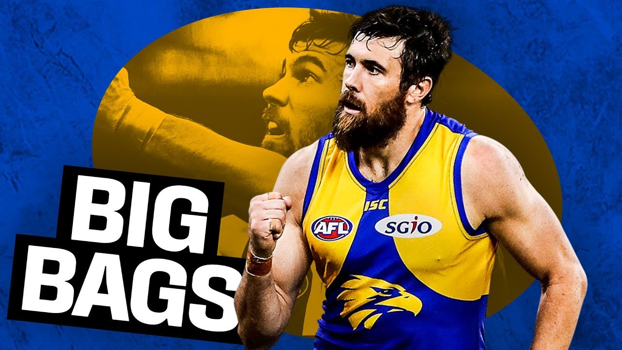 KENNEDY! West Coast forward Josh Kennedy kicks 10 goals v Bulldogs | Big Bags | 2011 | AFL