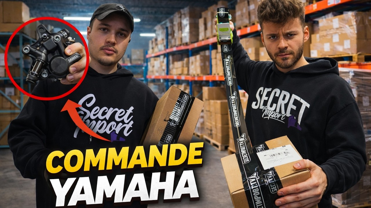 Regardez ce qu’on vient de recevoir de Yamaha