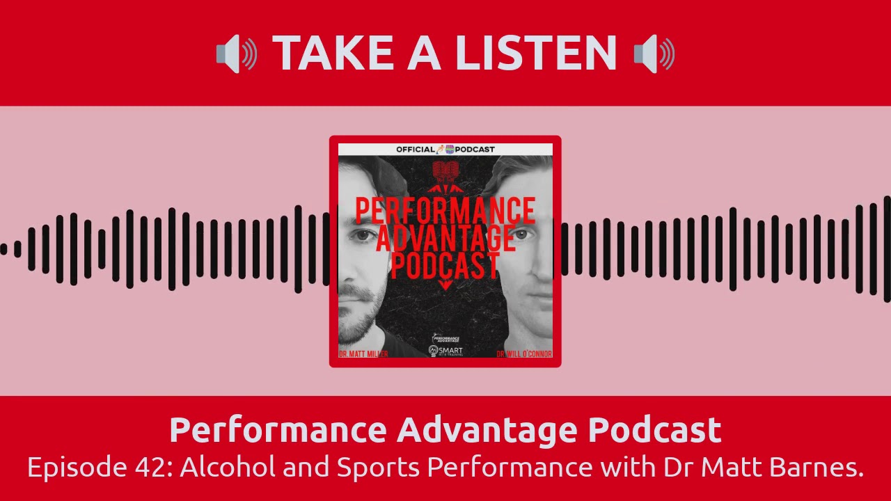 Episode 42: Alcohol and Sports Performance with Dr Matt Barnes.
