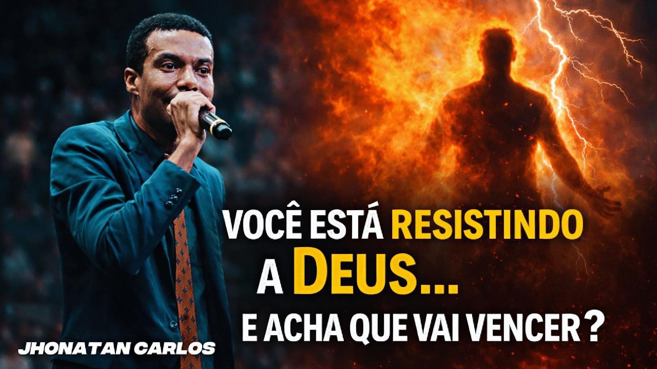 VOCE VAI CONTINUAR RESISTINDO A DEUS? E ACHA QUE VAI VENCER? JHONATAN CARLOS