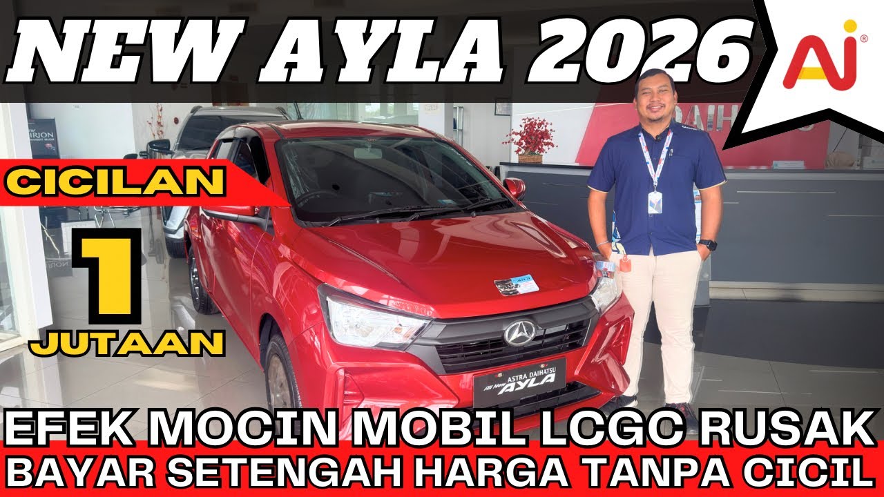 NEW DAIHATSU AYLA TURUN HARGA ‼️ SERIUS KAH INI CICILAN NYA SEMURAH INI KREDIT DI AWAL TAHUN⁉️
