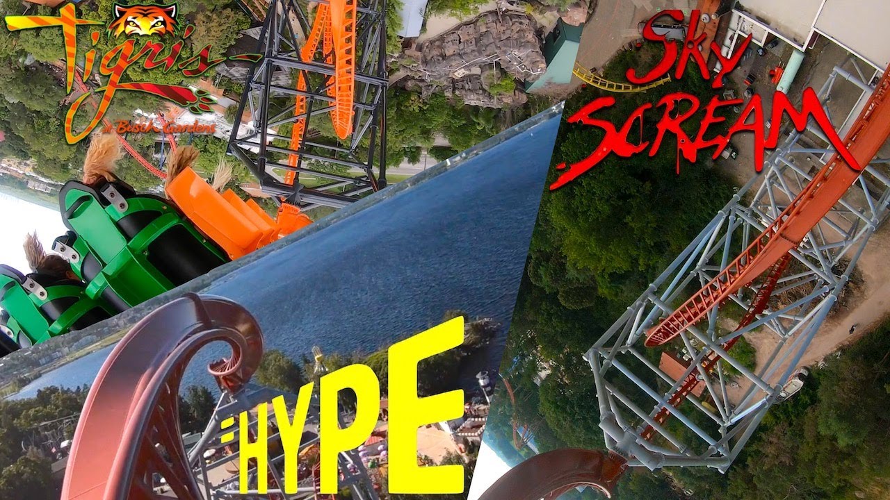 SkyScream vs. Hype vs. Tigris | Premier Rides SkyRocket II Onride POV Comparison