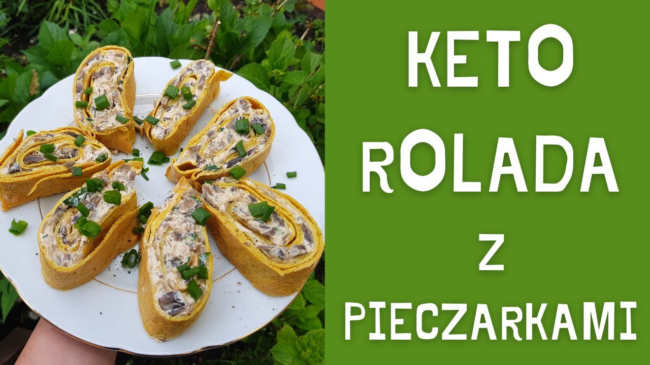 Keto rolada pieczarkowa bez pieczenia | Rolada bez glutenu | Szybka rolada z pieczarkami